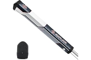 SAPLIZE Poignée de putter de golf innovante de taille moyenne/standard, poignées de golf légères, forme de pistolet avec texture antidérapante, sensation et confort améliorés, assurant la cohérence