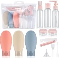 Reiseflaschen Set TSA-zugelassen – 2x100 Ml, BPA-frei, Mit Etiketten, Für Shampoo, Creme & Parfüm