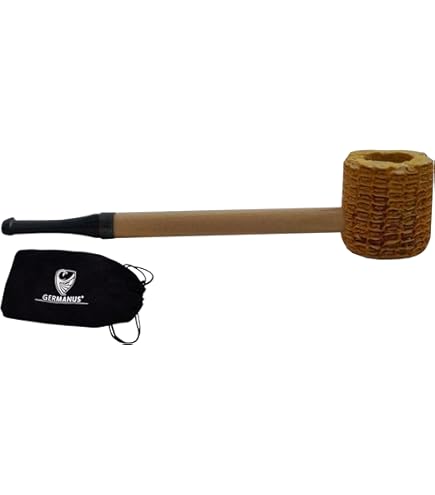 Americanpipes™️ Tubo Da Fumo Tabacco Metallo Oro 3,5"" Con - Foto 8
