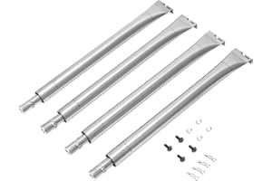 GriHero 18633 Bruciatore in acciaio inox Ricambi per Broil King Imperial & Scaffalatura Accessori per barbecue a gas, 43,8 cm Dual Tube Bruciatore per Broil King Baron