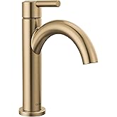Delta Faucet Nicoli Altın Banyo Bataryası, Tek Delikli Banyo Bataryası, Tek Kolu Banyo Bataryası, Şampanya Bronz 15749LF-CZ