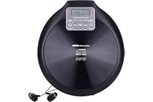 Silva Schneider MCD50 przenośny odtwarzacz CD CD, CD-R, CD-RW, MP3, wyczuwalne przyciski, aluminium (matowy), SC, 251004