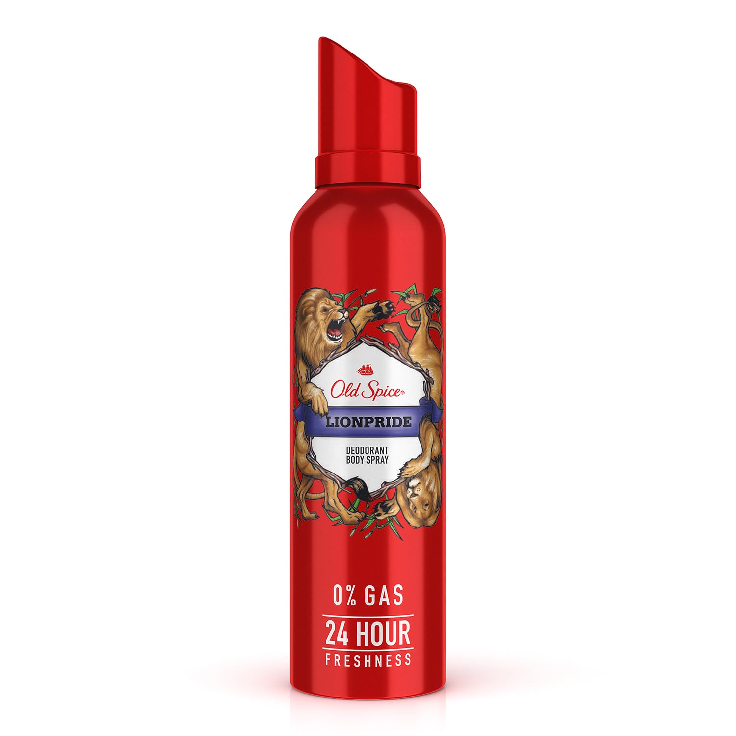 Old Spice Lionpride No Gas Deodorant Body Spray Perfume for Men, 140 ml