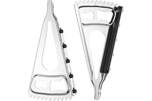 Chiluxendo 2 Piezas Abre Botes Tarros, Abrebotes Forma de V Grueso, Manual Multifunción Abridor de Latas, Abridor de Tapas, Abridor de Botellas Multifunción, Abrelatas Manual Multifunción para Cocina