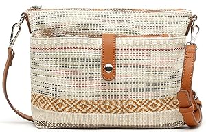 MISAKO - Bolso bandolera pequeño con neceser a juego