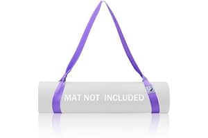 Slim Panda Correa Esterilla Yoga, Ajustable Algodón Cinta de Yoga para Todos los Tamaños de Esterilla de Yoga, Elástico Cinturon Yoga para Pilates,Estiramientos y Fitness(Excluyendo Esteras de Yoga)