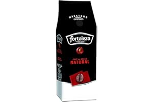 CAFÉ FORTALEZA – DESDE 1885 - Café Fortaleza - Café en Grano Natural, Puro Sabor, de Variedades Arábicas, Intensidad Media, Aroma Herbal y Afrutado, Ideal para Cafeteras Espresso - 1000g
