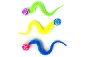 Dezi & Roo Wiggly Balls Fun Cat Toy Bouncing Ball Perfect for Cats of All Ages - 3 Pack - Assorted Colors
