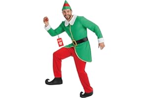 Fun Shack Elf Costume, Elf Costume Men, Christmas Costumes For Men, Christmas Fancy Dress Outfits