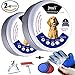 Produktbild floh-und Zecken Kragen für großen Hund, 2Pack-ab 7 Wochen oder über 18 lb, 8 Monate Schutz , Massage Haarentferner Handschuh 1Päckchen, faltbare hundeschüssel 2Pack, PET Nagelpflege Trimmer Clipper 1