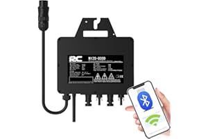 RC Micro inverter 800 W, certificato CE, ingresso 26 – 60 V DC, inverter solare MPPT, monitoraggio WiFi per telefoni cellulari, adatto per centrali elettriche da balcone, IP67