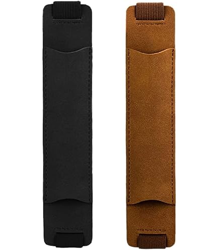 Lot De 10 Attaches Stylo Autocollantes En Silicone élastique - 40x40mm - Pour Carnets, Tablettes, Frigo - 10 Couleurs