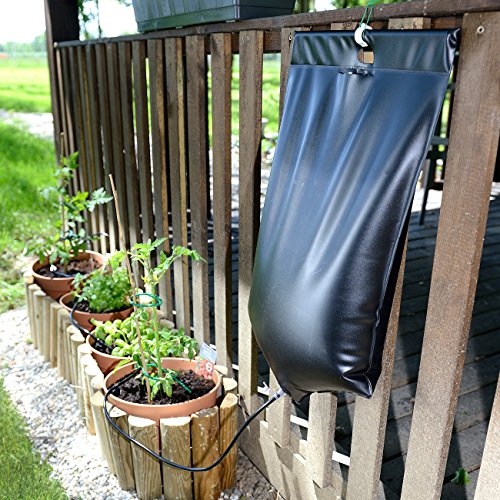 Royal Gardineer Pflanzen-Bewässerungssystem mit 8 einstellbaren Tropfern, 10,5 l - 5