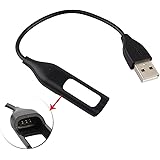 Black Replacement Usb Charger Cable Compatible For Fitbit Flex Band Wireless Activity Bracelet (Charger Cable)