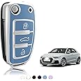Cover Guscio Chiave Compatibile Con Audi A3 A4 A5 A6 A7 Q2 Q3 Q5 Q7 A8 Tt Silicone Gomma 3 Tasti 706163