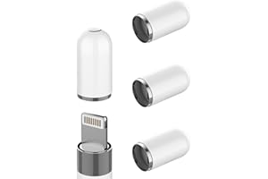 WASRUYI Pencil 1st Generation Replacement Cap for Apple(4 pack) for iPad Pro Stylus Accessories for iphone Caps Case Adaptor for Apple MFi Certified Pen Cap Adapter