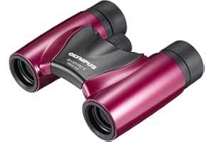 OM SYSTEM Olympus 8x21 RC-II Jumelles de Poche à prismes en toit Grossissement 8x Ultra compactes et légères Protection anti-UV Magenta