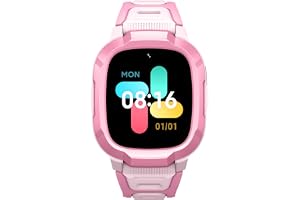 Mibro P6 barn smartwatch - rosa rektangulär - 1,4 tum TFT IPS-skärm - GPS - WiFi - för nano-SIM - IPX8 Vattentålig - stöder -teknik, rosa, längd: 47,1 mm; bredd: 36,1 mm;, Rosenröd, Länge: 47,1mm;