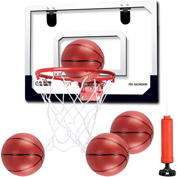 Mini Canasta De Baloncesto Con Ventosa Y Gancho Para Pared – Incluye Inflador Y 2 Pelotas – Ideal Para Habitaciones Y Oficinas