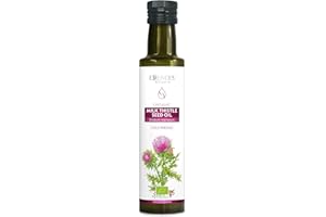 Aceite de Cardo Mariano Orgánico de Essences Bulgaria 250 ml | 100% natural | Prensado en frío | Sin aditivos ni conservantes | Sin OGM | Vegano