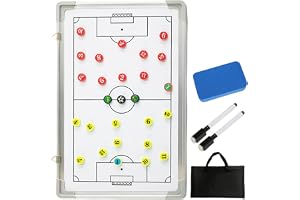 Taktisk fotbollstävlingstavla, träningsutrustning, träningsaccessoarer, fotbollstävlingstavla med magneter, pennor och raderg