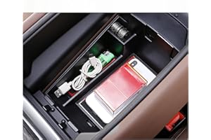BIXUAN Aufbewahrungsbox kompatibel mit BMW X5 G05 X7 G07 2019-2024 X6 G06 2020-2024 Antirutschmatte für Mittelkonsole Rutschfester Matte Ablagefach Armlehne Organizer Tray Mittelarmlehne Handschuhfach