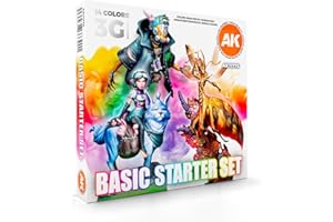 AK INTERACTIVE AK Acrylics 3Gen Set AK11775 Basic Starter Set (14x17ml)