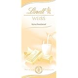Lindt Schokolade Weiß | 100 g Tafel | Feinschmelzende weiße Schokolade | Schokoladentafel | Schokoladengeschenk