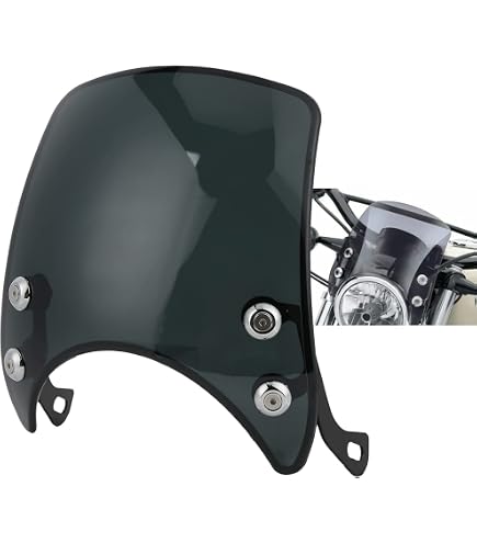 Deflettori Aria Telaio Medio Per Harley Softail 2018-2024 | Kit Nero ABS Per Street Bob, Breakout, Fat Boy - 2