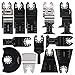 Produktbild OxoxO Mix Oscillating Saw Blades, Multitool Wood/Soft Metal Oscillating Multitool Quick Release Saw Blades,Universaled Blade Set Compatible with Most of Oscillating Tool 18 pcs