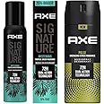 Axe Signature Mysterious No Gas Deodorant Bodyspray For Men 154 ml and Axe Pulse Long Lasting Deodorant Bodyspray For Men 150 ml
