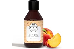 BELLY OUR MUTUAL FRIEND Belly Champu Perros Piel Sensible - Champu para Perros, Calma el Picor y la Irritación - Champú Perros Cachorros y Adultos - Champu Perros Dermatitis (Melocotón)