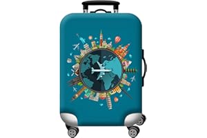 T Tersely Travel Luggage Cover Spandex Suitcase Protector...