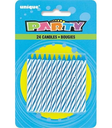 Unique Party Palloncini Compleanno Glitz Blu E Argento - 6 Pezzi In Lattice, 30 Cm, Con Scritta Happy Birthday, Per Feste A Tema