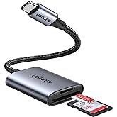UGREEN USB C Kart Okuyucu SD/ TF Kart Okuyucu Thunderbolt 3 Harici Bellek Kartı Okuyucu