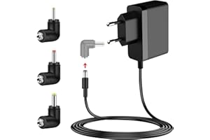 MEROM 6V 2A Ladekabel Netzteil Kompatibel mit Philips Avent Babyphone SCD505 Eltern und Baby Einheit SCD501 00 SCD560 Babyphone Baby Einheit Ladegerät (mit 3 Tipps)