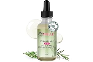 MIELLE ORGANICS Mielle Rosmarin-Minze leichtes Kopfhaut- & Haar-Kräftigungsöl, 56,7 Gramm