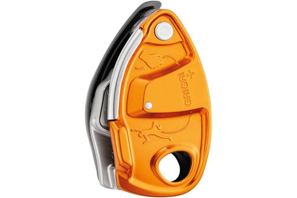 PETZL GRIGRI + Dispositif d'assurage avec Blocage assisté par Came et poignée Anti-Panique, Convient pour Les apprenants et Une Utilisation Intensive