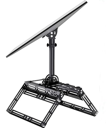 Staffa Orizzontale HOLACA Per Starlink V2 – Montaggio Su Tetto Piano O Parete, In Metallo, Kit Completo Con Viti E Adattatore