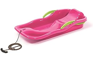 Prosperplast Schlitten Race | schneller Kunststoffschlitten | robust & frostbeständig | leicht & handlich | für rasante Winterabfahrten | 87×40×18 cm