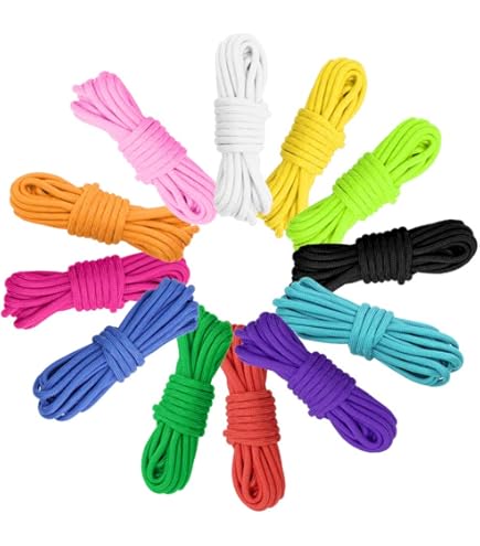 Fluoreszierendes Paracord 31m 4mm - Leuchtendes Survival Seil 550lbs Tragkraft