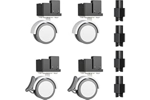 BUCATSTATE Cage 3.0 - Accesorios universales para ruedas y apilamiento, accesorios Cage 3.0 que soportan movimiento y apilamiento, solo para jaulas de metal Bucatstate 3.0, no para jaula 2.0 (negro)