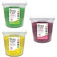 Candy Floss Sugar/Cotton Candy Sugar/Flavoured Sugar Mint, Mango, Strawberry Flavour 500gms x 3 (Organic Sugar & Natural Colours)