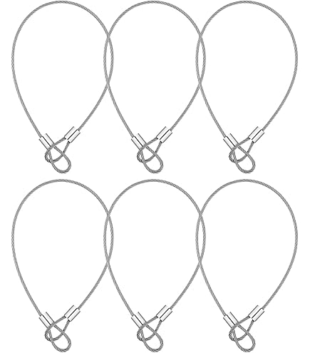 FORTEX Safety Veiligheidskabel 50 Cm - 2-3 Mm Staalkabel Met PVC Coating Zwart
