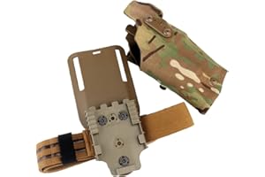 WLXW 6378RDS Duty Holster pour Glock 17/22 Surefire X300U avec Système De Verrouillage Automatique Et Compatibilité Point Rouge - Main Droite