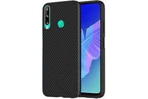 ebestStar - Funda para Huawei P40 Lite E (2020), Carcasa Capa Protectora Carbono TPU, Antigolpes, Negro