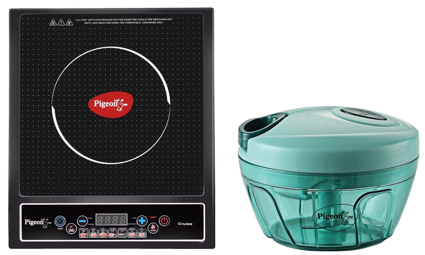 Pigeon Handy Mini Plastic Chopper & Cruise 1800-Watt Induction Cooktop Review