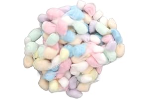 ZERODIS Chomik Pościel Wata Ręcznie Puszysta Chomik Wata Zimowa Ciepła Bezpieczna Dla Chomika Syryjskiego Dla Szynszyli (Tęcza)