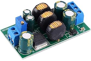 AILOVA Voltage Converter Module, DC-DC Step UP Down Power Supply, Adjustable 20W Boost Buck, +/-3V-30V for Amplifier