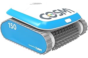 BWT Cosmy 150 robot basenowy, wyjątkowo lekki i kompaktowy, do basenów o długości do 10 m, niezawodne czyszczenie podłogi, ścian i linii wodnych, nadaje się do basenów o wszystkich kształtach
